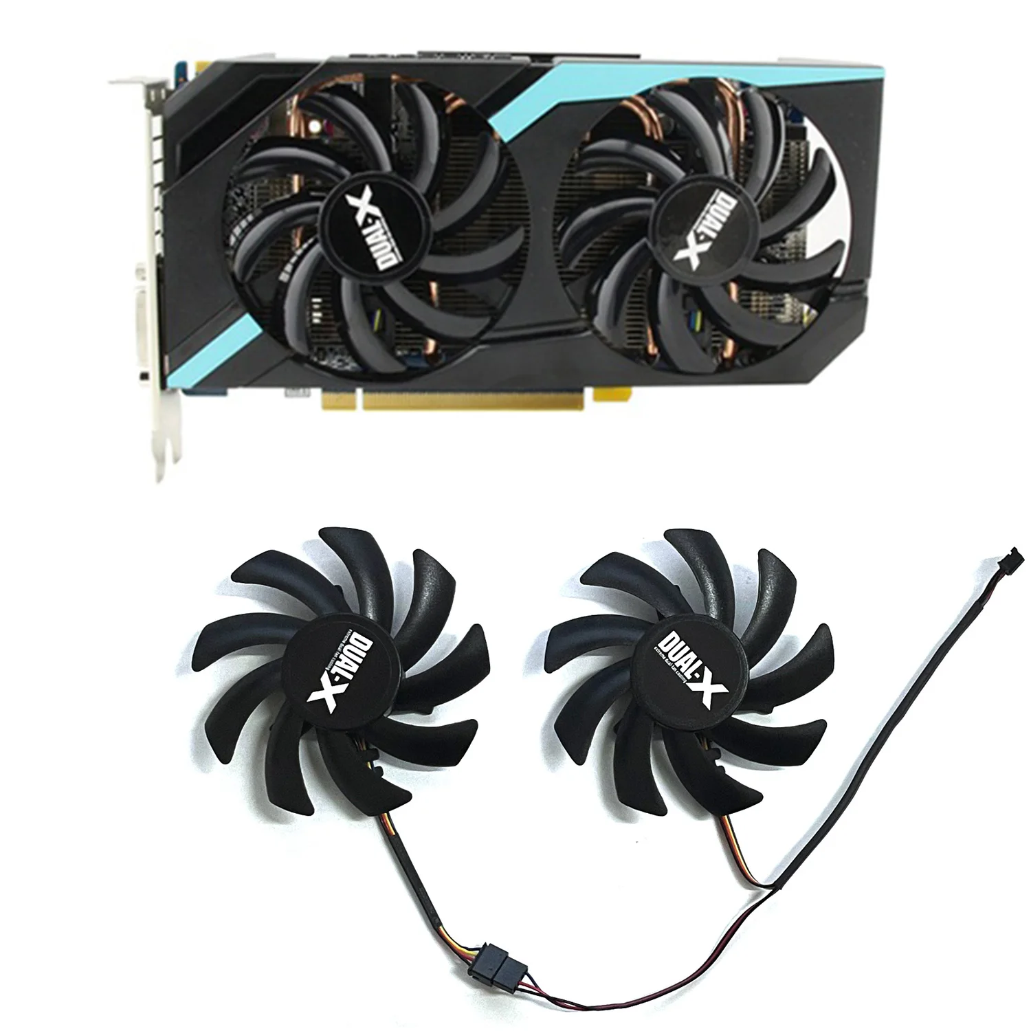 Ventilateur VGA COOLER 85mm - Compatible ZOTAC, HD6850, GTX760, Etc. - Neuf