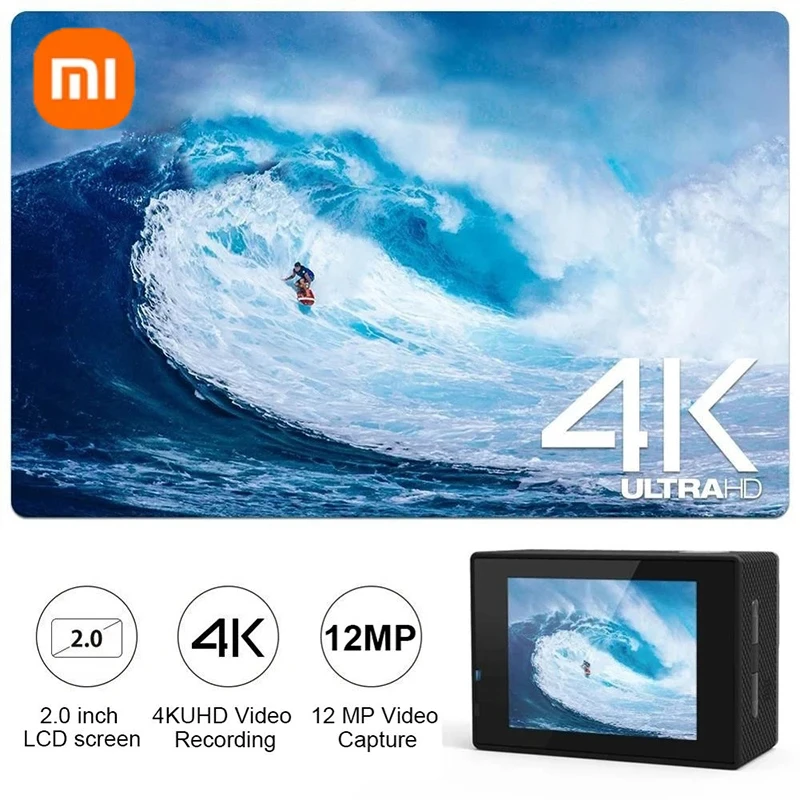 Xiaomi Action Camera Ultra HD 4K/30fps WiFi 2.0" 170D Underwater Waterproof Helmet Video Recording Cameras Sports Bicycle Vlog 2