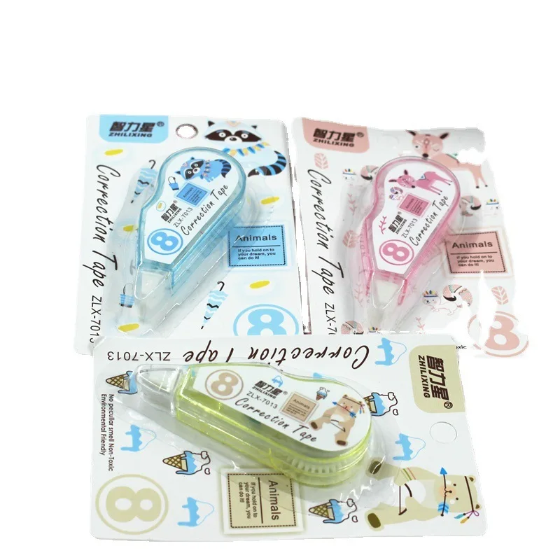 Cute Kawaii Cartoom Animals Correction Tape 1 Piece Stationery Office School Supplies Christmas Gifts