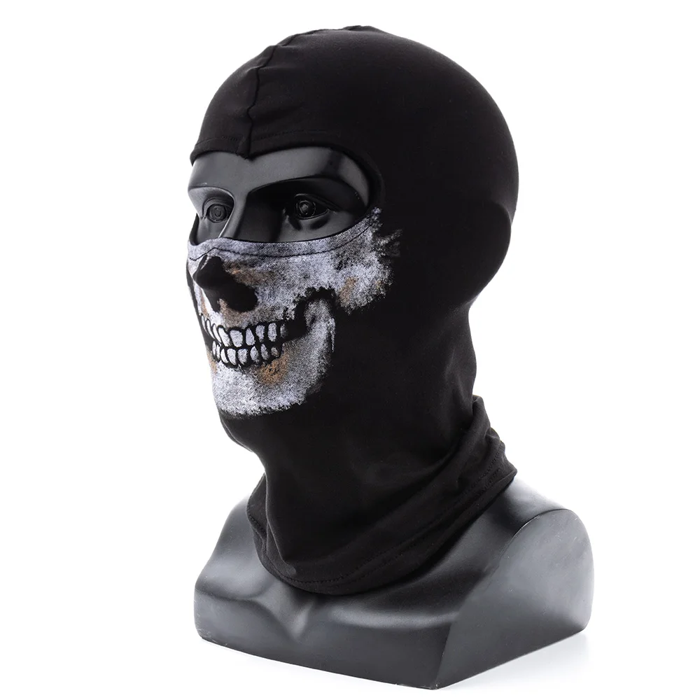 Shihan Ghost Face Mask 2 Hole, Wool Zorro Ninja, Fancy Dress Costume 1 Size Senior,Balaclava Ghost Skull Face Mask Bike Motorcycle Helmet Hood Ski Sport