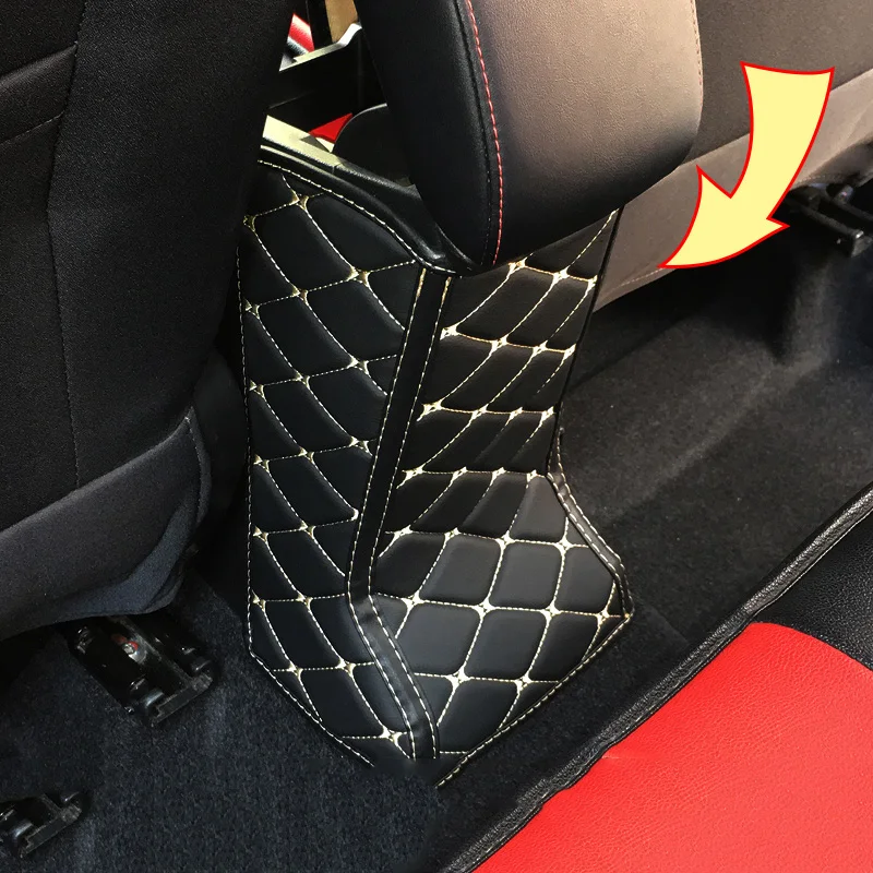 Car Interior Armrest Box Rear Kickboard Kick Pads Car Styling Accessories Fit For Suzuki Sx4 S-Cross 2014-2018 2019 2020