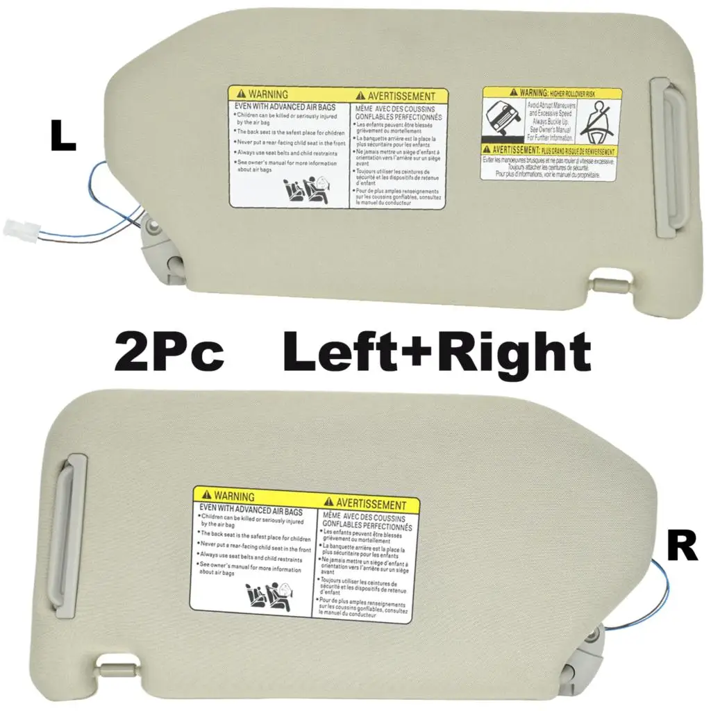 For Nissan Pathfinder R52 Left Right Driver Car Sun Visor Shade 2013