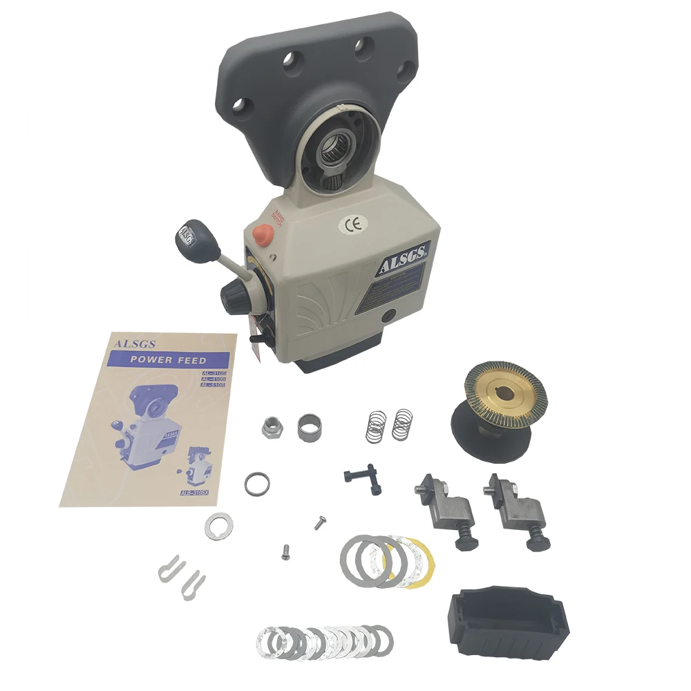 ALSGS AL-310S milling machine, 110V/220V, power supply, 450 in lb, X-axis feed m