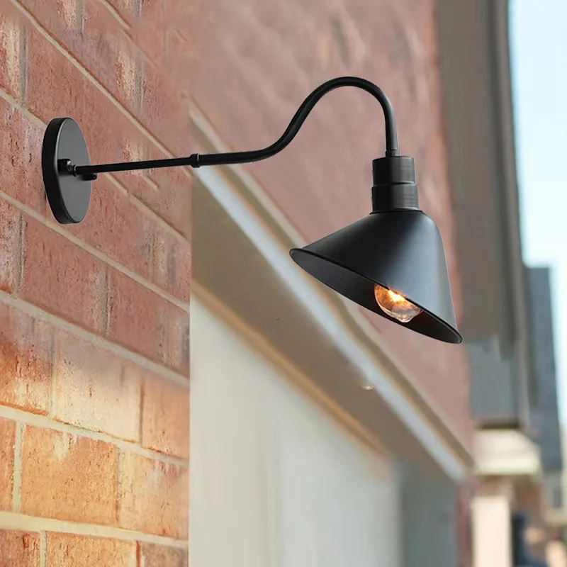 American Industrial Wall Lamp Porch Lamp Outdoor Courtyard Garden Antique Copper Wall Light Stair Bedside Bedroom Lighting led wall lamp wall sconces light wall lamp
