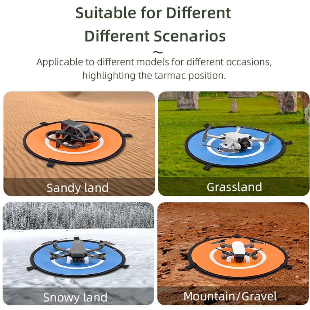 Foldable Universal Drone Landing Pad - 40/55/75 CM Portable Platform