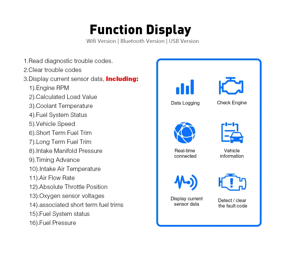 ELM327 Bluetooth 5.1 Mini ELM327 v1.5 With PIC18F25K80 Chip OBD2 Scanner Car Diagnostic Tool Code Reader For IOS Android Windows