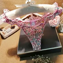 

Hello Kitty Princess Style Sweet Lady Thong Sexy Hot Charming Ruffled Fresh Cotton Inner File Bikini Panties Leggings