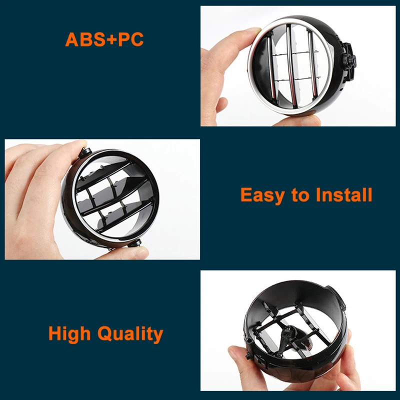 Air Conditioner Instrument Panel for Benz C Class W205 GLC W253 15-21 Middle Outlet Tuyere A/C Air Vent Folding Fittings