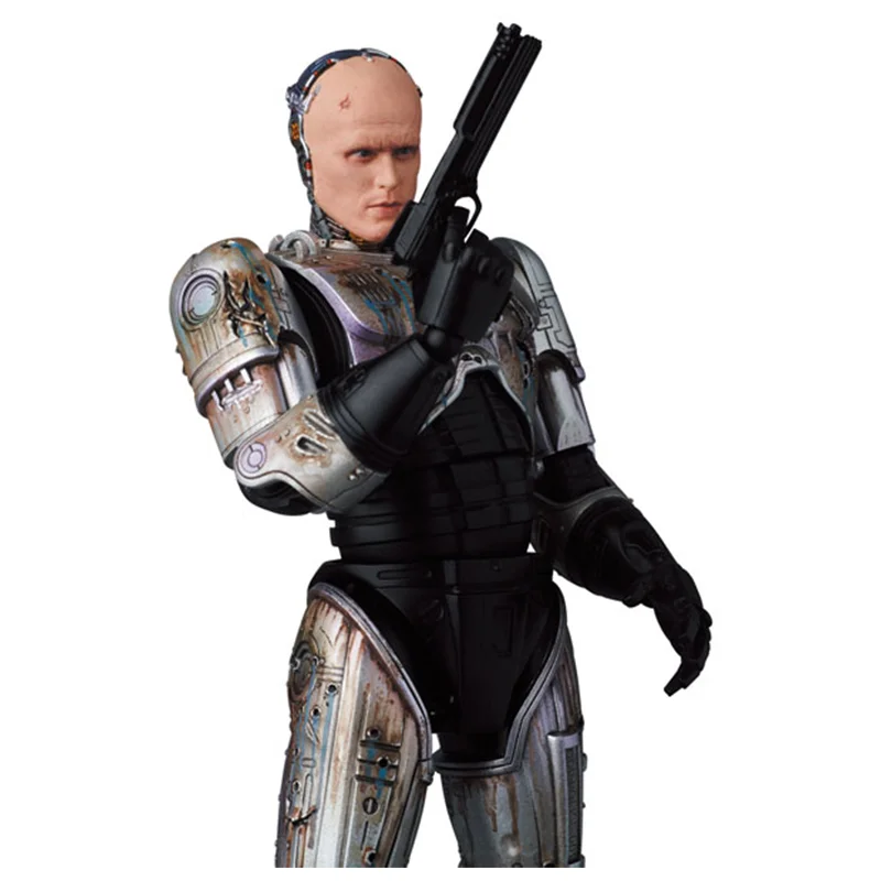 100% Oryginalny Medicom Mafex 192 Robocop Murphy Head Damage