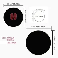 พรมลายหมู่บ้านหิมะวนวน 3 มิติ ลายถนนหิมะในฤดูหนาว ตกแต่งห้องนั่งเล่นและห้องนอน สไตล์เทพนิยายชวนฝัน 4