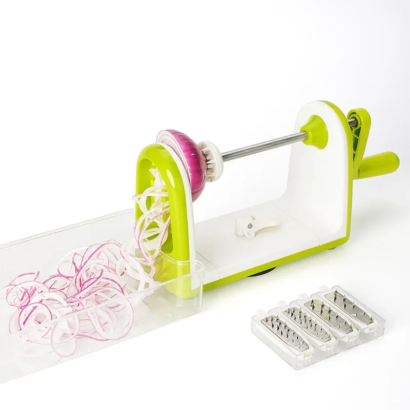 Five-in-one vegetable cutter multi-functional hand-cranked kitchen potato carrot slice grater