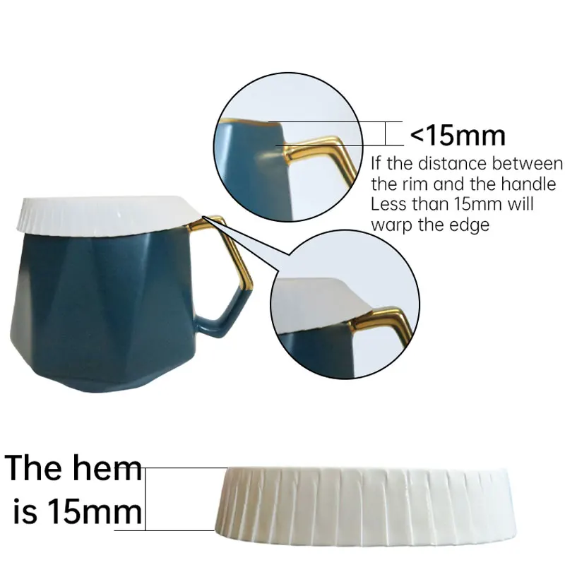 100PCs Disposable Paper Cup Lids Drinking Paper Cup Covers Coffee Tea Lids Restaurant Hotel Supplies