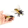 Bee Model Clear Texture Realistic Vivid Appearance PVC Miniature Simulation Honeybee Animal Sculpture Home Decor 2