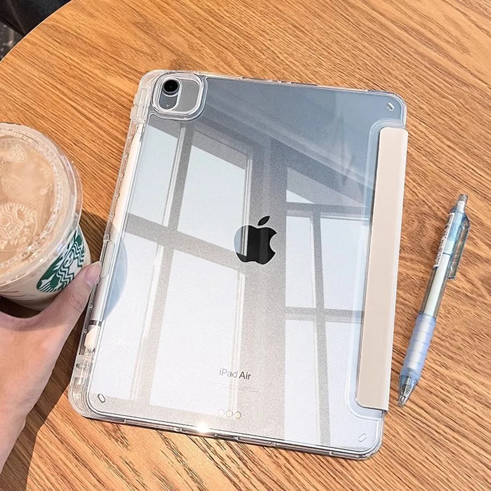 Custodia In Acrilico Trasparente Per Ipad 9Th 10Th Generation Funda Ipad 10 9 Pro 11 Pollici Air 5 4 3 2 Mini 6 Ipad Pro 12.9 Cover Case