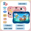 Sauenaneo Global New Original 7.0-inch Kids Tablet Android Children's Game Education Tablet 4GB RAM 64GB ROM 4000mAh Battery 1