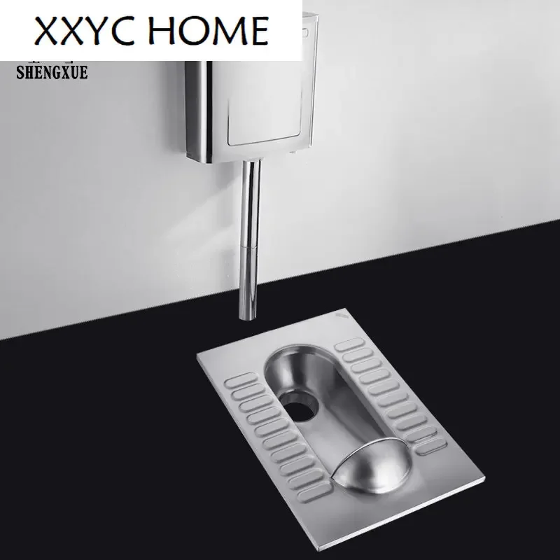 #Stainless Steel Toilet Public Toilet Urinal Potty Chair Type Flushing Cistern Set Toilet 5