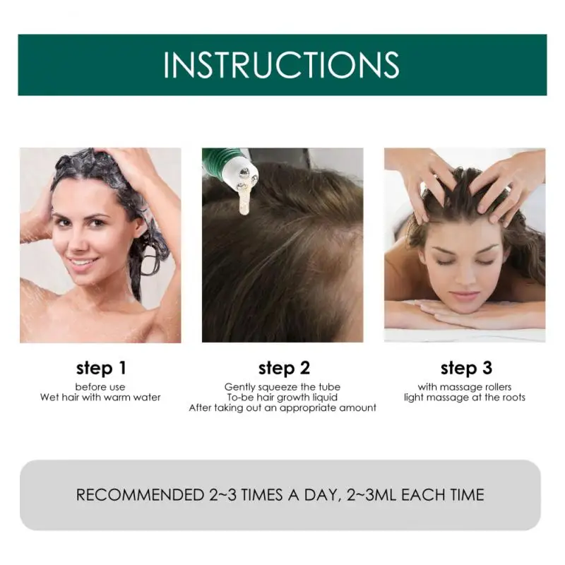 Biotin Fast Hair Growth Oil Hair Regrowth Serum Thinning Growth Liquid Anti-Hair Loss For Women and Men