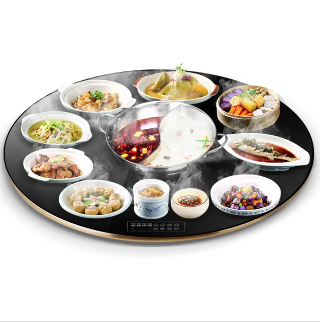 Rotating Plate Electric Food Insulation Board  Food Warmer Electric Board  - Board - Aliexpress