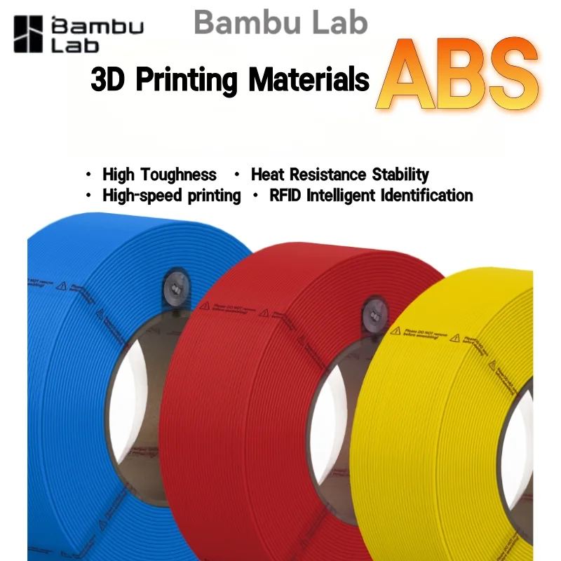 Bambu Lab Filament ABS Tough Durable 3D Printer Multi Colors ...