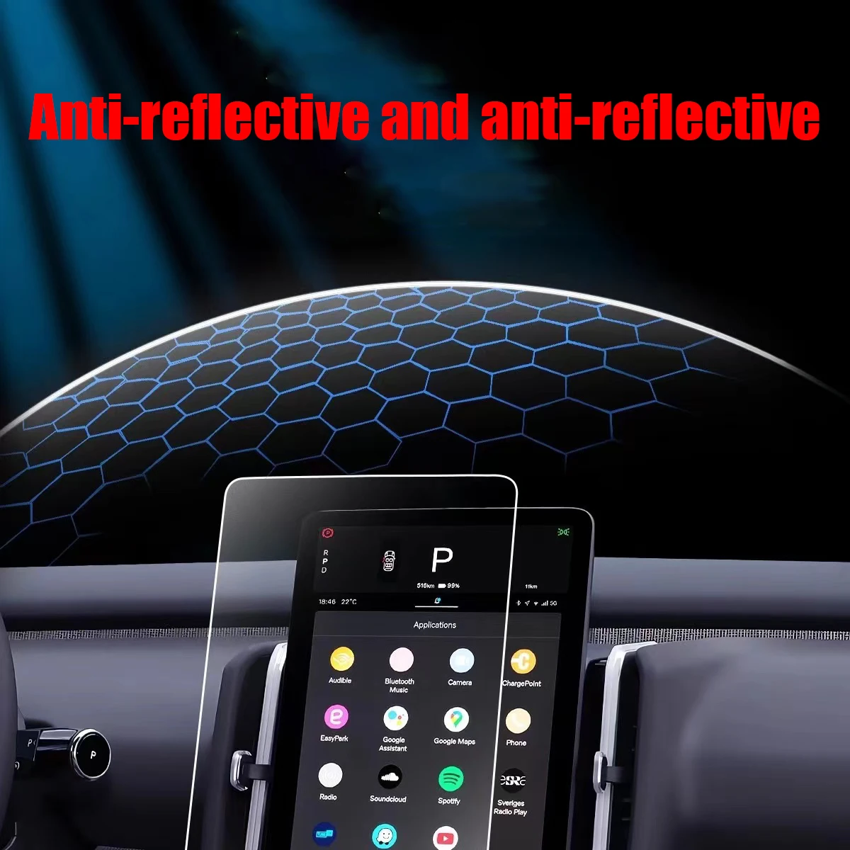 Car screen protector ZLWR volvo ex30 screen protector tempered film anti-scratch screen car interior supplies