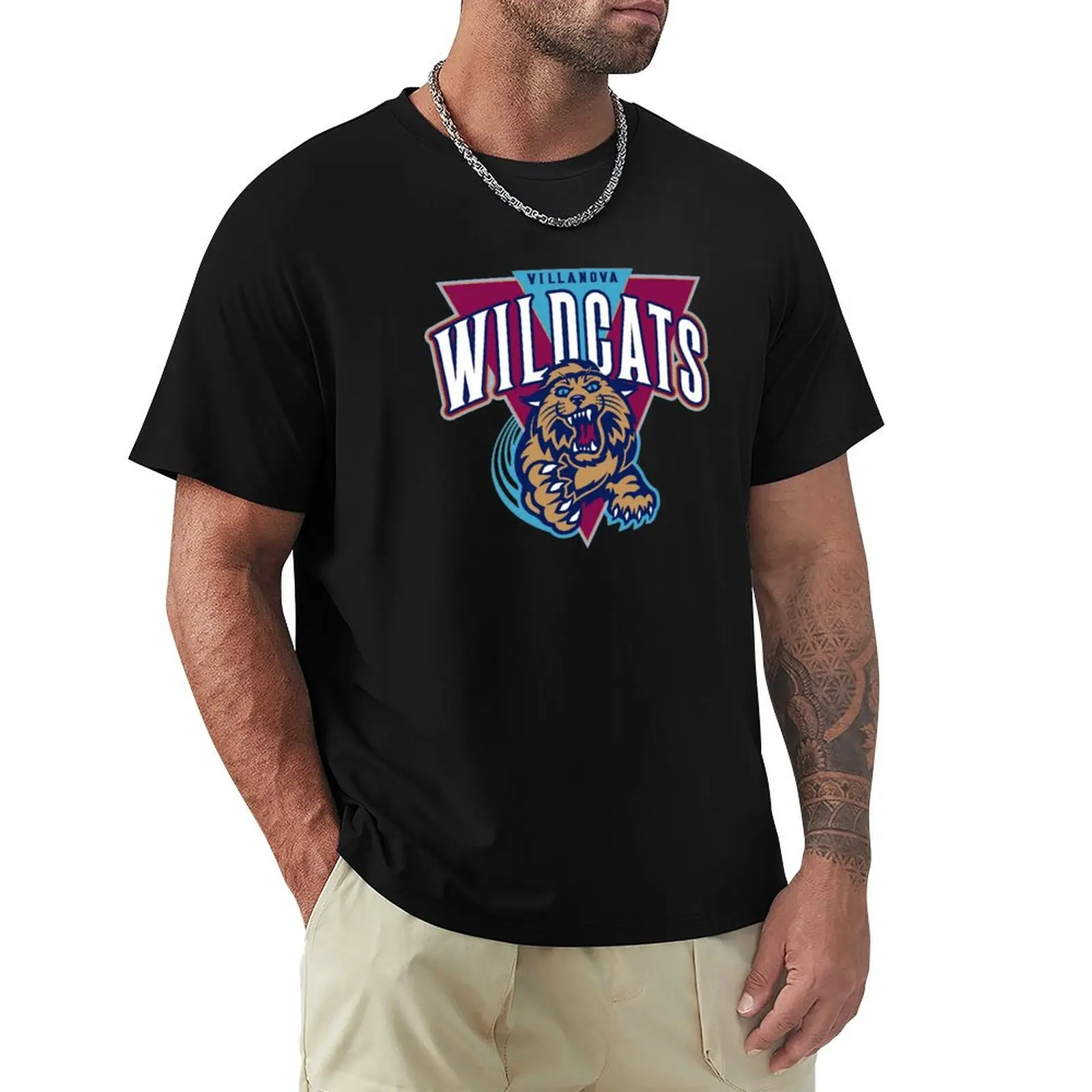 

Villanova Vintage Basketball Logo T-Shirt Aesthetic clothing cute clothes plus sizes heavyweight t shirts for men