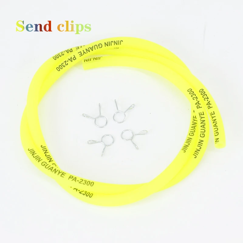 1 Meter Motorcycle Accessories Petrol Fuel Line Hose Gas Oil Pipe High Temperature Resistant Rubber Soft Tube