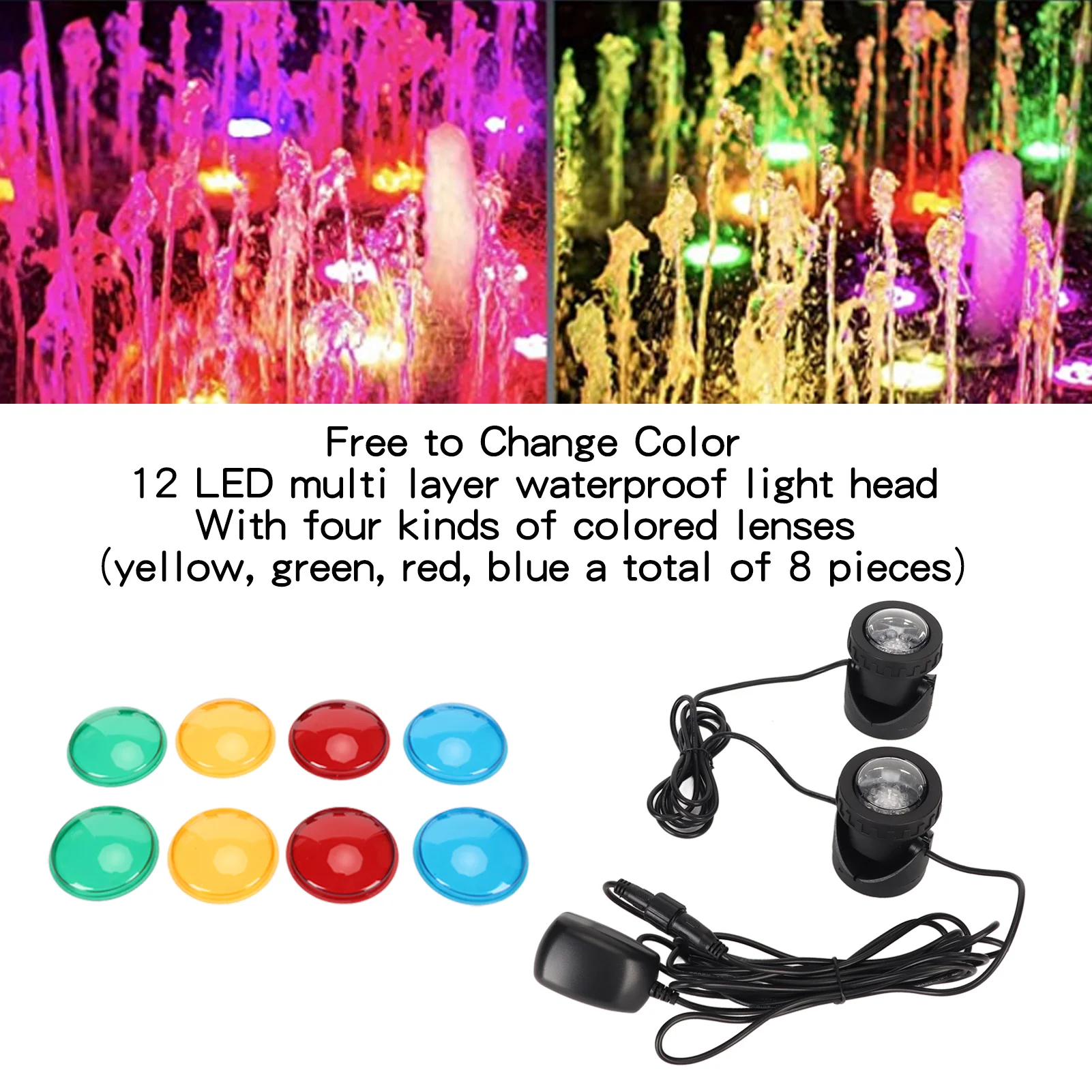  ,  LED ƮƮ, Ƹٿ  , IP68 , Ư  ̱ ÷, 100-240V