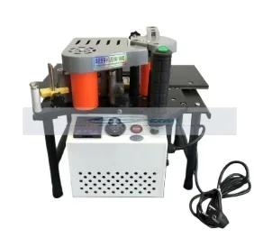 RU EU Manual Edge Banding Machine Double Side Gluing Portable Edge Bander Woodworking Banding Machine 220V 1200W