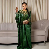 Tenue africaine pour femmes Abaya broderie grande taille robe d'église de fête élégante 2