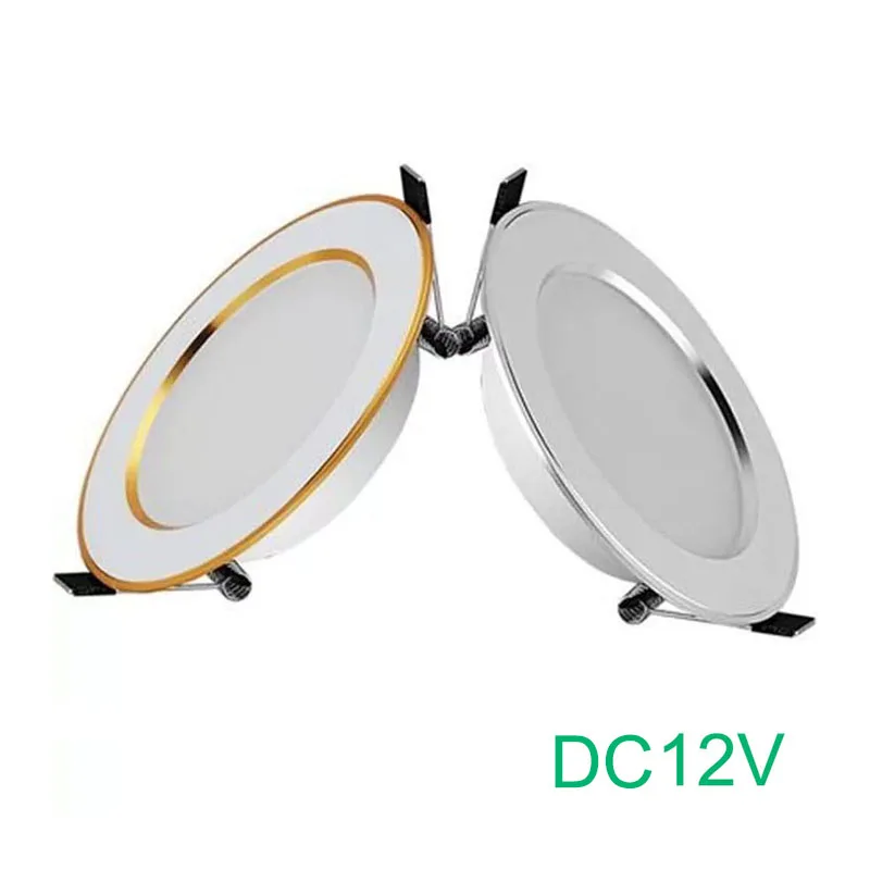 DC12V LED downlight recessed ceiling light 3W 5W 7W 9W 12W LED spotlight panel light emits red blue green light ac220v adjust angle ip65 waterproof kitchen led downlight dimmable 7w 9w 12w 15w 18w bathroom rotate wall lamp ceiling light