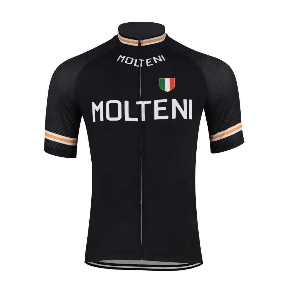 Molteni Retro Cycling  Jersey Top Summer Short Sleeve Clothing Full-zipper PDM Z Magicreme 3