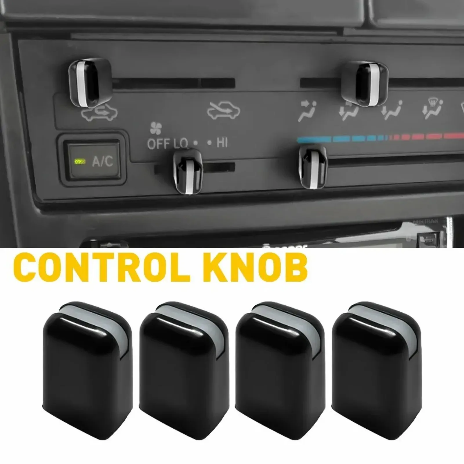 

1984-2002 Toyota Pickup Truck 4Runner AC Heater Dash Vent Climate Control Knobs