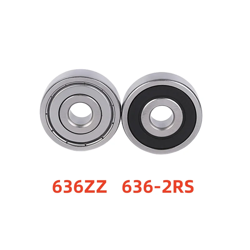 50pcs/100pcs miniature bearing 636ZZ 636-2RS 6*22*7mm deep groove ball bearings 636Z 636RS 636 -2Z 6x22x7 mm