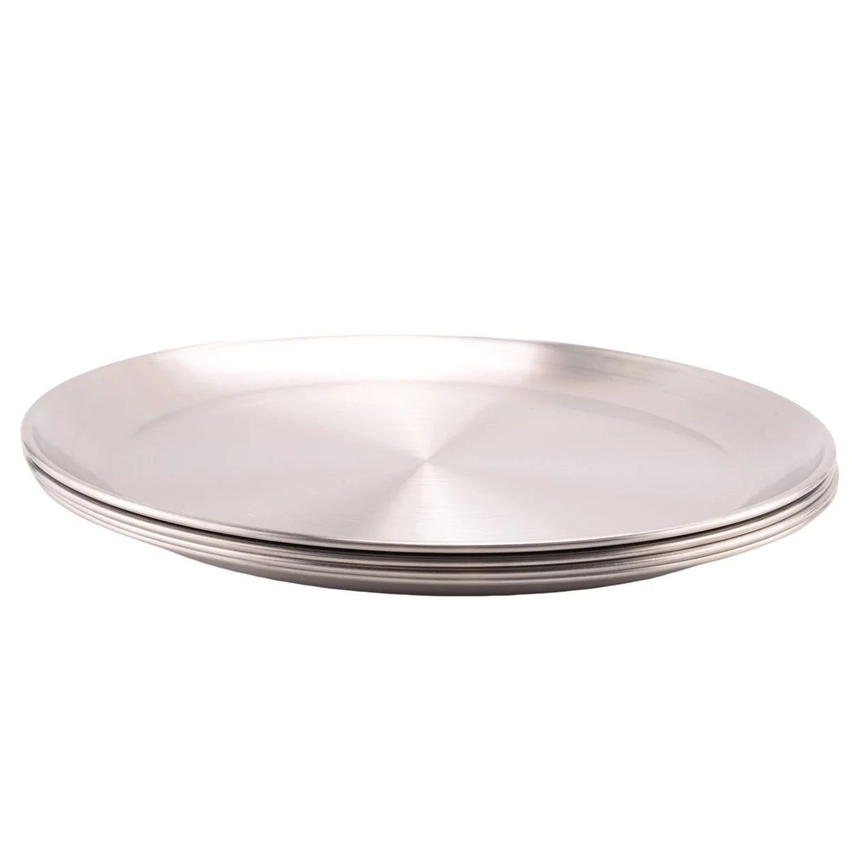 

4 Pack 12 Inch Pizza Tray,Stainless Steel Pizza Oven Baking Tray,Round Pizza Baking Sheet,for Baking Roasting Serving