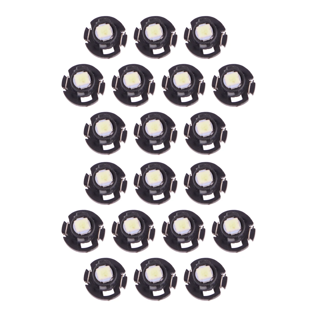 Nuovo Universale 12V 20 Pz/Set Ice Blue T4 T4.2 Neo Wedge 1Smd Led Cluster Instrument Dash Clima Lampadine