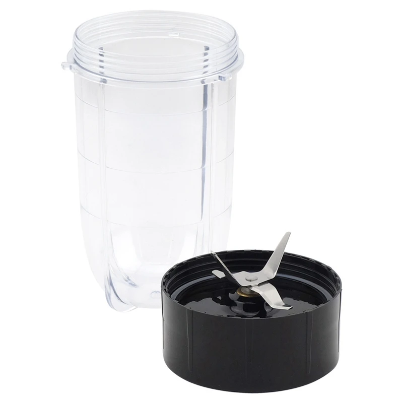 Replacement Cross Blade + 16Oz Cup Set For Magic Bullet, Replacement Parts  Compatible With 250W MB1001 Blender