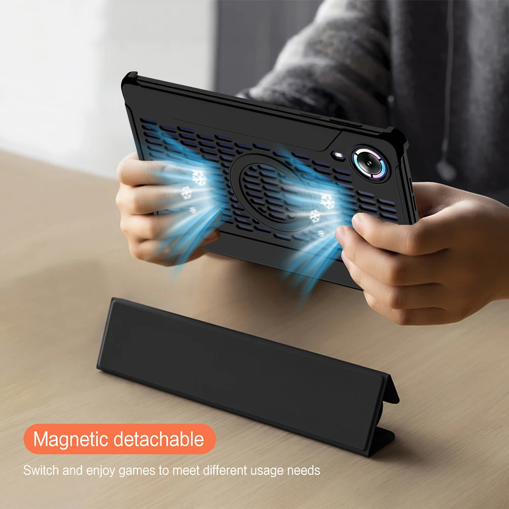 Enhanced Product Title: Premium PU Leather Magnetic Detachable Tablet Protective Case