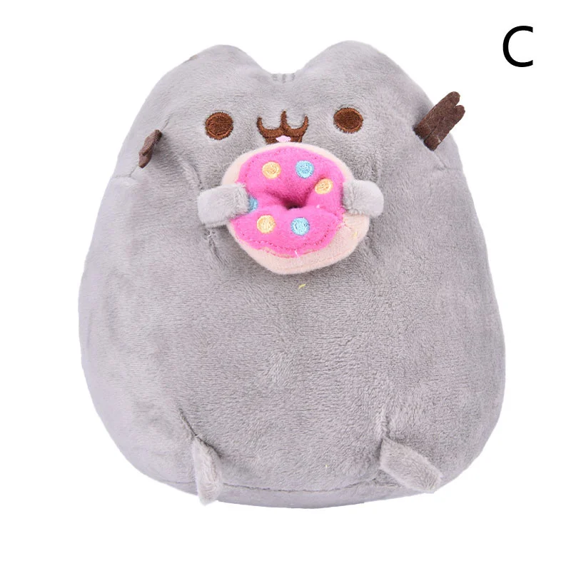Juguetes de peluche de gato de sushi, donas, gato, galleta kawaii, helado, pastel de arcoíris, animales de peluche suaves, juguetes para niños, regalo para niños