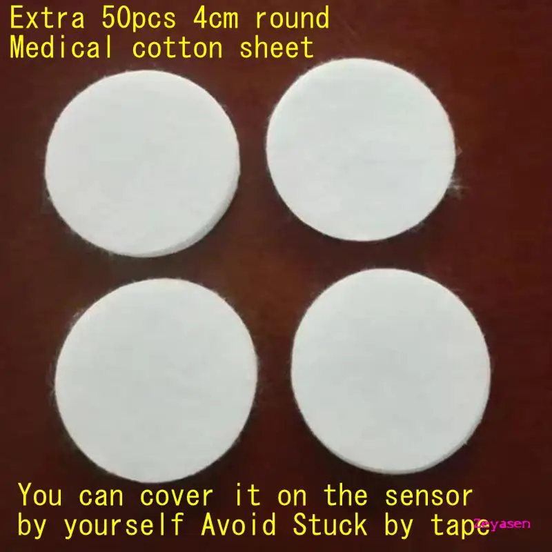 Description Picture 2 of item50pcs Transparent Waterproof Adhesive Patches Freestyle Libre Sensor Covers Patch Clear CGM Overpatch Tape Long Lasting*
