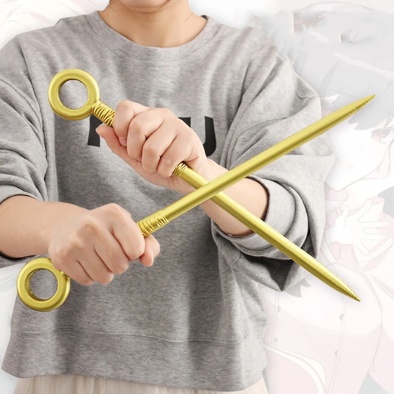 

38cm SPY FAMILY Yor Forger Stiletto Kunai Swords Anime Game Peripheral PU Plastic Katana Horn Princess Weapon Model Gifts Toys