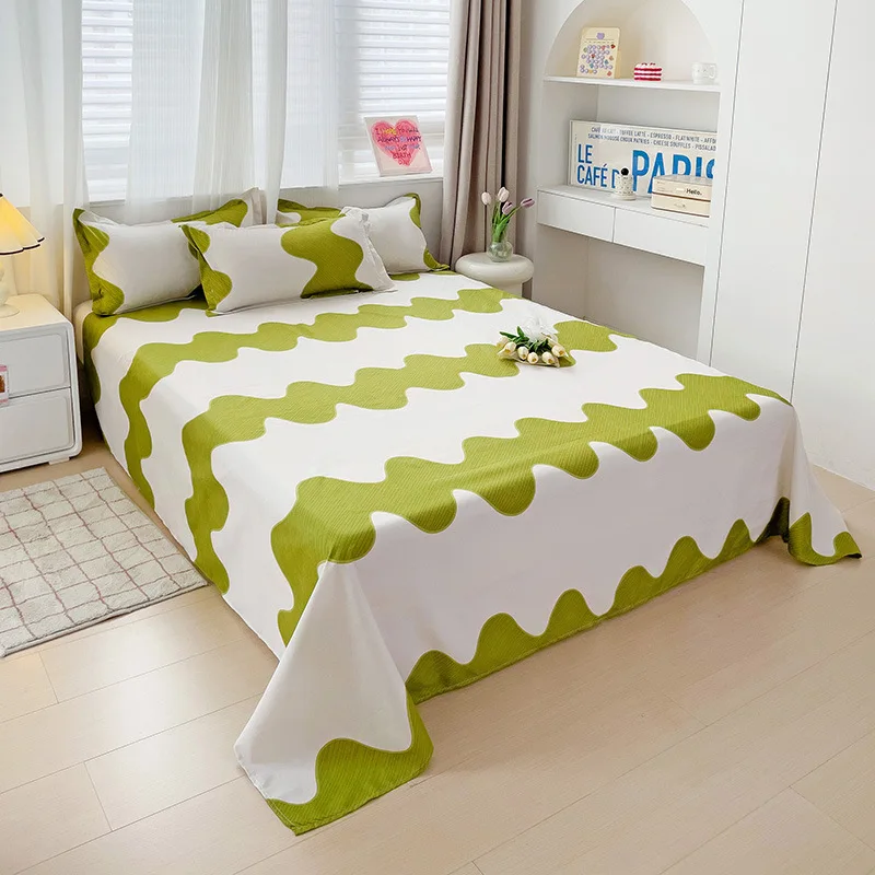Single sheet for students dormitory 1.8m men and women large double sheet cloth single bed wholesale 2