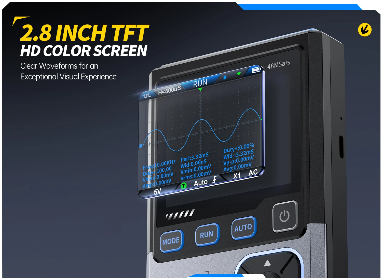 DSO-TC4 TC3 Upgrade 10MHz 48MSa/s Electrician Tool