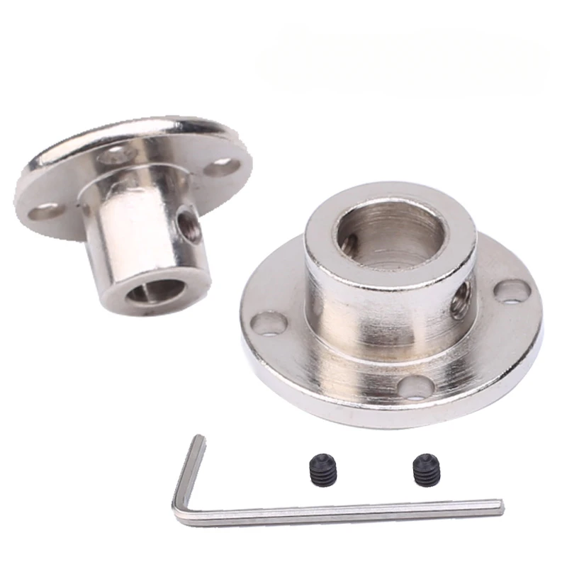 3mm 3.17mm 4mm 5mm 6mm 6.35mm 7mm 8mm 10mm 11mm 12mm Rigid Flange Coupling Motor Guide Shaft Coupler Motor Support Connector