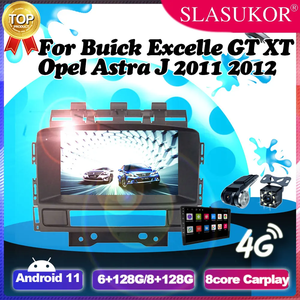 

7 Inch For Buick Excelle GT XT Opel Astra J 2010- 2014 Multimedia Video Player Navigation Android Support ADAS DVR Video No 2din