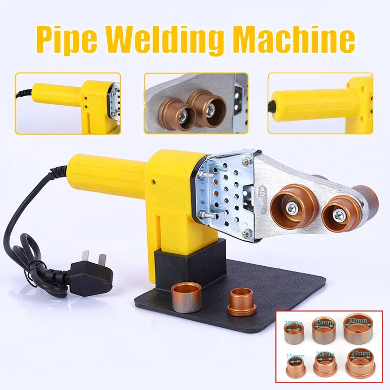 Pipe Welding Machine Socket Fusion Welder PPR Plastic Tube Fusion Welding Equipment Pipe Soldering Iron Hot Melting Tool