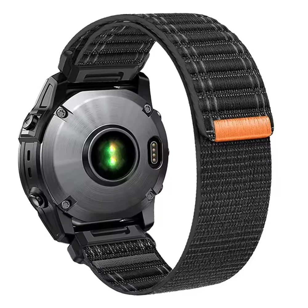 Nylon QuickFit Bracelet - 22mm/26mm Adjustable Strap for Sports and Outdoor Watches