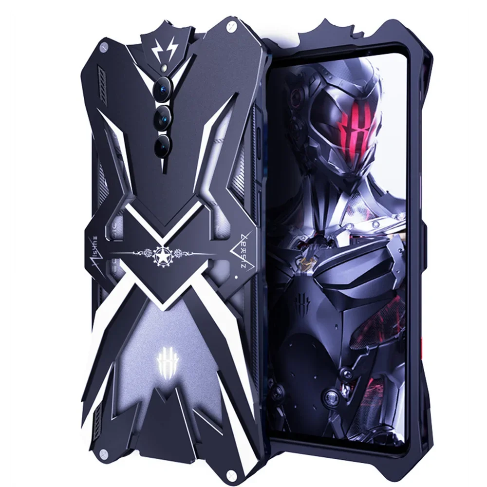 Luxury Aluminum Metal Armor Case For Nubia Red Magic 9 Pro Case Shockproof  Metal Cover Funda