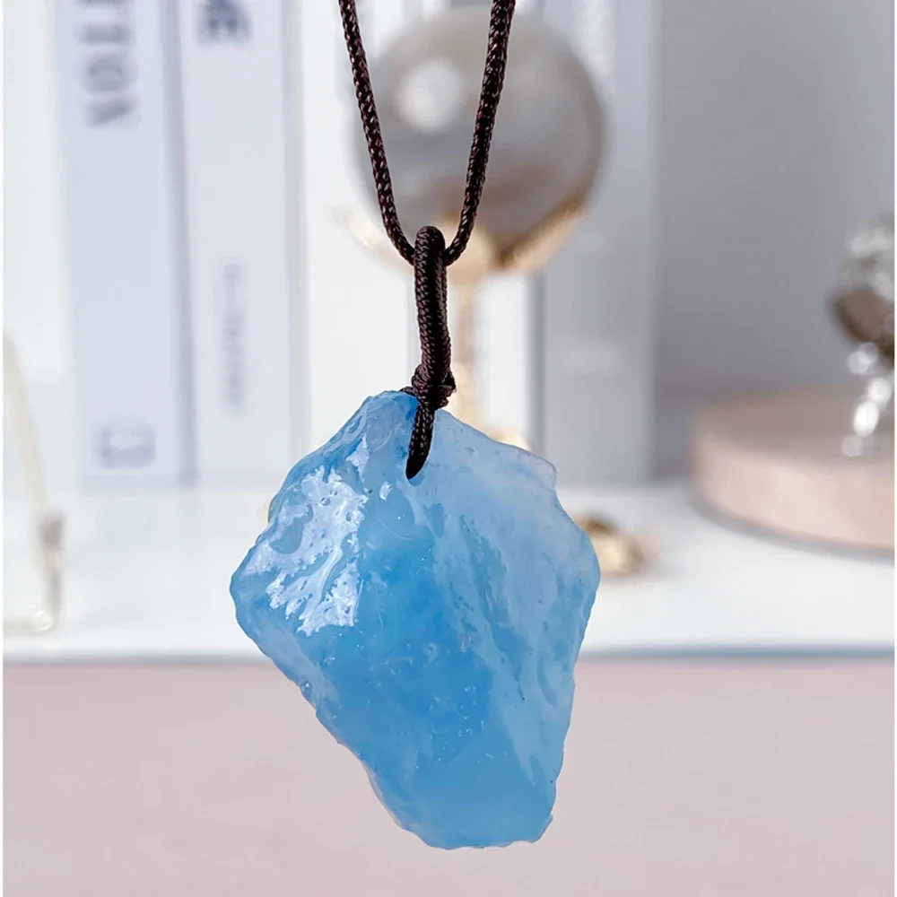 Sterling Blue Topaz Pendant | Set I Stone Boutique