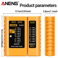 Professional Network Analyzer Tester M469D Cable lan RJ45 RJ11 RJ12 CAT5 UTP LAN Cable Tester Networking Tool Network Repair Too 6