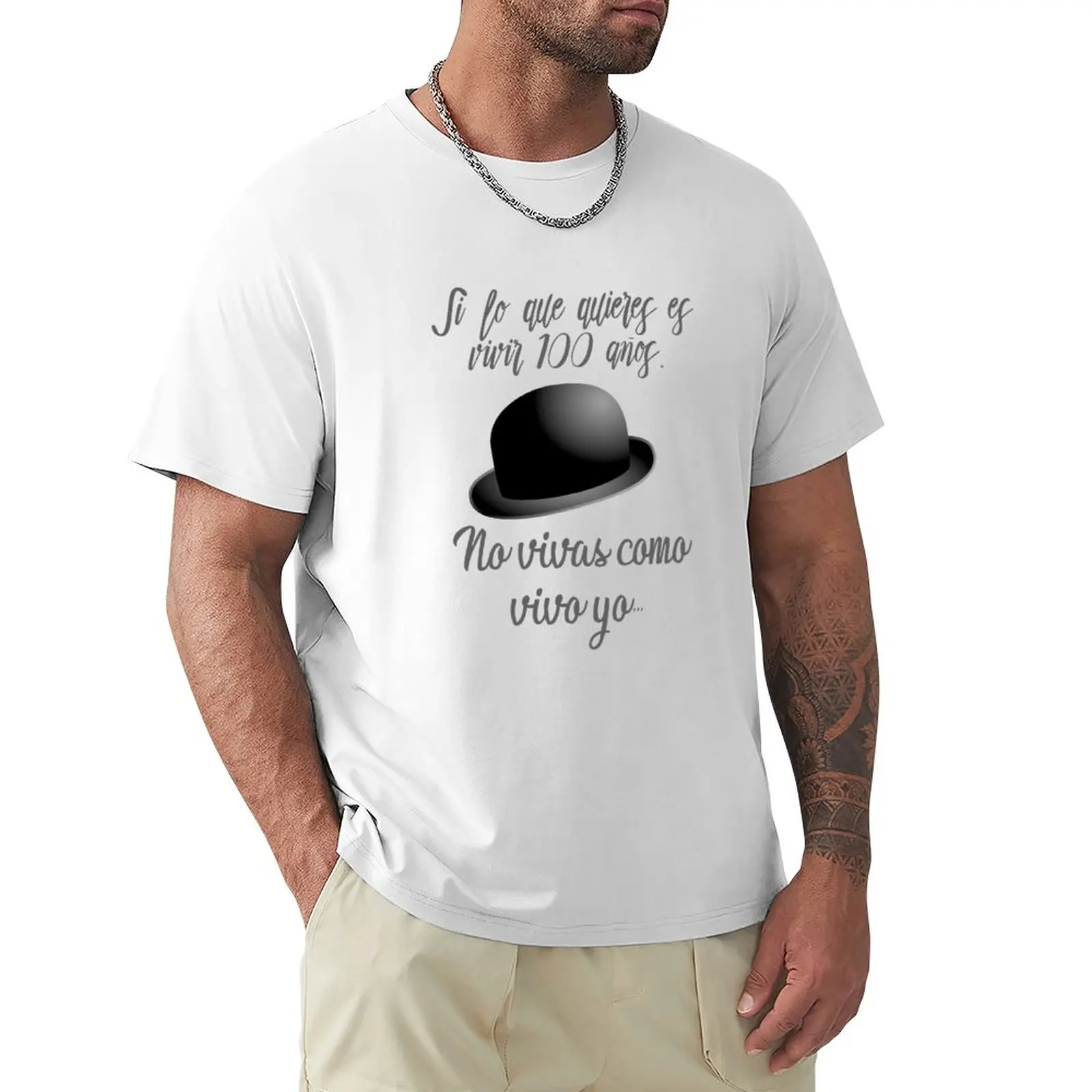 

Song Joaquín Sabina, if you want to live 100 years T-Shirt sublime t shirt t shirt man workout shirts for men